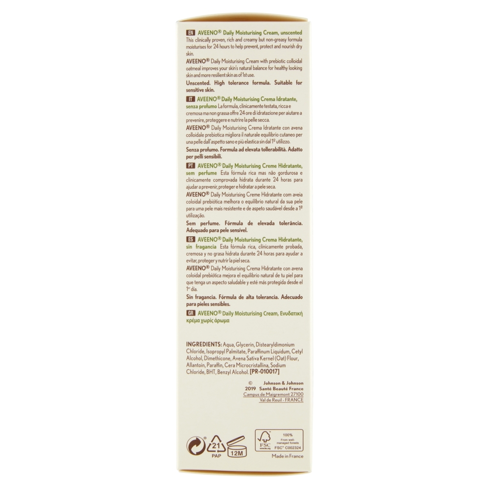 Aveeno Daily Moisturising cream 100 ml